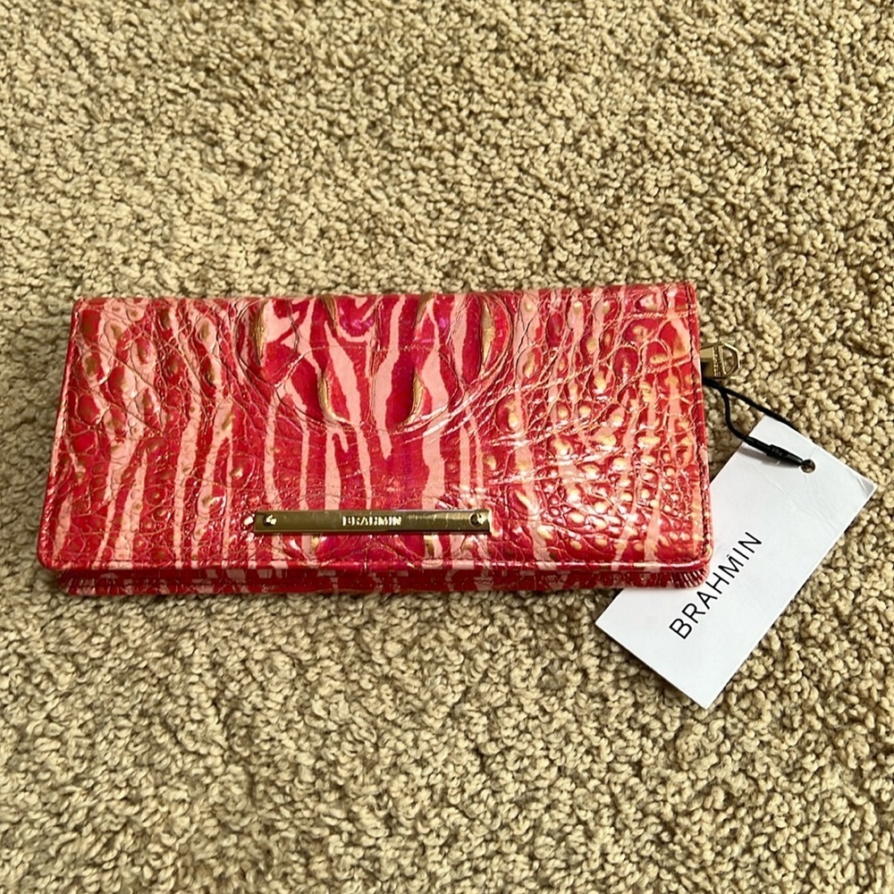 New! Brahmin Ady melbourne leather wallet .